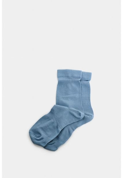 Calcetines Media Pierna Tejidos Para Hombre Detalle Acanalado Calcetines Media Pierna Tejidos Para Hombre Detalle Acanalado Azul Claro XS Vélez
