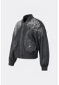 Chaqueta Bomber De Cuero Para Mujer Luzia Chaqueta Bomber De Cuero Para Mujer Luzia Negro XXL VÉLEZ de Vélez