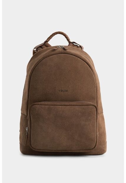 Morral Bolet De Cuero Gamuzado Para Hombre Manija Trenzada Morral Bolet De Cuero Gamuzado Para Hombre Manija Trenzada Miel Vélez