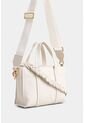Manos Libres Alessia De Cuero Para Mujer Cargadera Trenzada Manos Libres Alessia De Cuero Para Mujer Cargadera Trenzada Blanco Vélez de Vélez