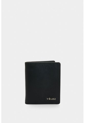 Billetera En Cuero Para Hombre Cuma Billetera En Cuero Para Hombre Cuma Negro VÉLEZ Vélez