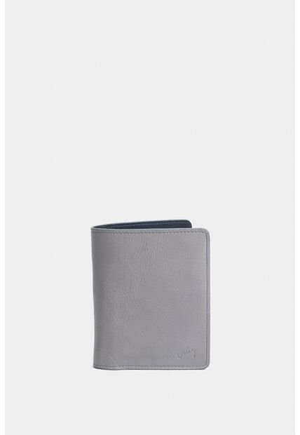 Billetera Turkana De Cuero Para Hombre Vertical Billetera Turkana De Cuero Para Hombre Vertical Gris VÉLEZ