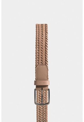 Cinturón Unifaz Petunia De Cuero Para Hombre Tejido Trenzado Cinturón Unifaz Petunia De Cuero Para Hombre Tejido Trenzado Miel 30 VÉLEZ