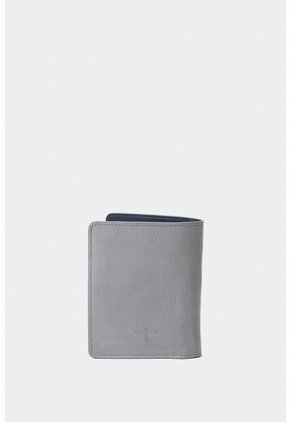Billetera Turkana De Cuero Para Hombre Vertical Billetera Turkana De Cuero Para Hombre Vertical Gris VÉLEZ