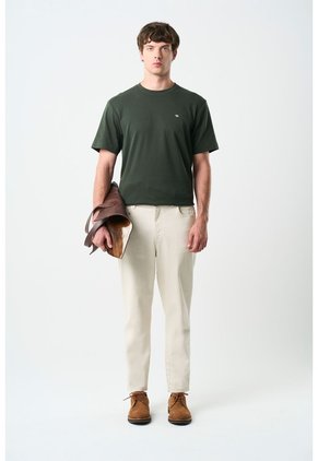 Camiseta Manga Corta Lerici Para Hombre Semi Fitted Camiseta Manga Corta Lerici Para Hombre Semi Fitted Verde Oliva M VÉLEZ