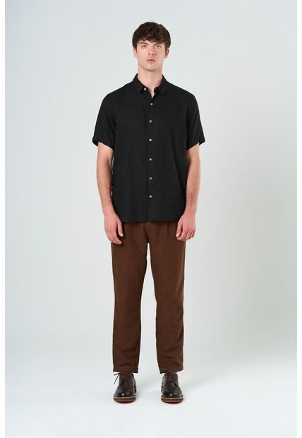 Pantalón Prenses En Lino Para Hombre Fit Holgado Pantalón Prenses En Lino Para Hombre Fit Holgado Tabaco 32 VÉLEZ