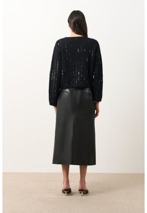 Cardigan Tejido Para Mujer Aurelia Cardigan Tejido Para Mujer Aurelia Negro XL VÉLEZ