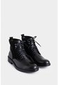 Botas Solar De Cuero Para Hombre Combinación De Texturas Botas Solar De Cuero Para Hombre Combinación De Texturas Negro 46 VÉLEZ de Vélez