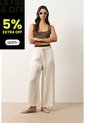 Pantalón Atacama Palazzo Para Mujer Pantalón Atacama Palazzo Para Mujer Crema 14 VÉLEZ de Vélez