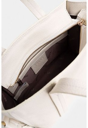 Manos Libres Alessia De Cuero Para Mujer Cargadera Trenzada Manos Libres Alessia De Cuero Para Mujer Cargadera Trenzada Blanco Vélez