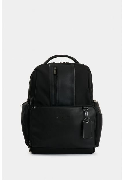 Morral Security De Lona Para Hombre Detalles En Cuero Morral Security De Lona Para Hombre Detalles En Cuero Negro Vélez