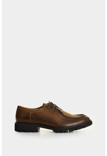 Zapatos De Cordón En Cuero Para Hombre Carreto Zapatos De Cordón En Cuero Para Hombre Carreto Tabaco 41 VÉLEZ
