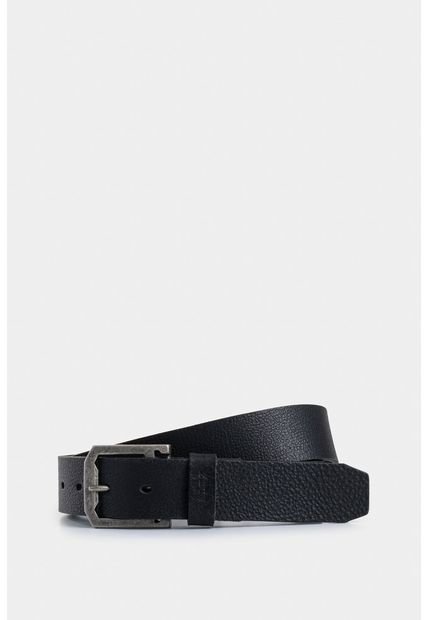 Cinturón Unifaz Luster 2 De Cuero Para Hombre Punta Cuadrada Cinturón Unifaz Luster 2 De Cuero Para Hombre Punta Cuadrada Negro 34 Vélez