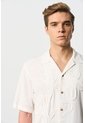 Camisa Manga Corta Para Hombre Liana Camisa Manga Corta Para Hombre Liana Blanco XL VÉLEZ de Vélez