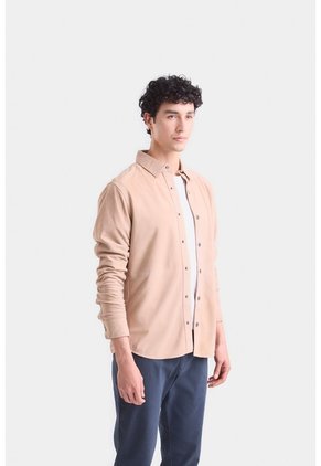 Camisa Manga Larga Para Hombre Gamuza Camisa Manga Larga Para Hombre Gamuza Arena L VÉLEZ
