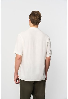 Camisa Manga Corta Para Hombre Liana Camisa Manga Corta Para Hombre Liana Blanco XL VÉLEZ