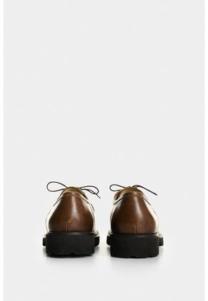 Zapatos De Cordón En Cuero Para Hombre Carreto Zapatos De Cordón En Cuero Para Hombre Carreto Tabaco 41 VÉLEZ