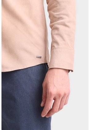 Camisa Manga Larga Para Hombre Gamuza Camisa Manga Larga Para Hombre Gamuza Arena L VÉLEZ