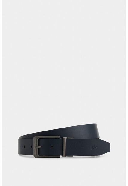 Cinturón Doble Faz Dobra De Cuero Para Hombre Vintage Cinturón Doble Faz Dobra De Cuero Para Hombre Vintage Azul Oscuro 32 VÉLEZ