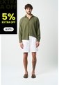 Bermuda En Lino Para Hombre Bélgica Bermuda En Lino Para Hombre Bélgica Blanco 36 VÉLEZ de Vélez