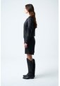 Chaqueta De Cuero Tejido Para Mujer Woven Chaqueta De Cuero Tejido Para Mujer Woven Negro S VÉLEZ de Vélez