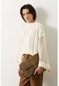 Sweater Tejido Para Mujer Kusa Sweater Tejido Para Mujer Kusa Crema L VÉLEZ de Vélez