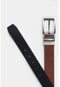 Cinturón Doble Faz De Cuero Para Hombre Doble Pasador Cinturón Doble Faz De Cuero Para Hombre Doble Pasador Miel 38 VÉLEZ de Vélez