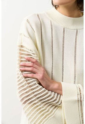 Sweater Tejido Para Mujer Kusa Sweater Tejido Para Mujer Kusa Crema L VÉLEZ