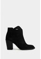 Botines Alpha De Cuero Gamuzado Para Mujer Silueta Asimétrica Botines Alpha De Cuero Gamuzado Para Mujer Silueta Asimétrica Negro 40 VÉLEZ de Vélez