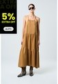 Vestido Galera Para Mujer Cuello Halter Vestido Galera Para Mujer Cuello Halter Cafe Claro 10 VÉLEZ de Vélez