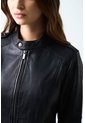 Chaqueta Rider De Cuero Para Mujer Fit Slim Chaqueta Rider De Cuero Para Mujer Fit Slim Negro M VÉLEZ de Vélez