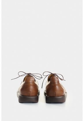 Zapatos De Cordón De Cuero Para Hombre Borneo 3 Zapatos De Cordón De Cuero Para Hombre Borneo 3 Miel 46 VÉLEZ