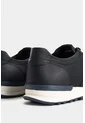 Tenis Vuelos De Cuero Para Hombre Combinación De Texturas Tenis Vuelos De Cuero Para Hombre Combinación De Texturas Negro 43 VÉLEZ de Vélez