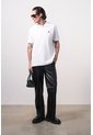 Polo Manga Corta Semi Fit Para Hombre Polo Manga Corta Semi Fit Para Hombre Blanco L VÉLEZ de Vélez