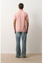 Polo Para Hombre Semi Fit Detalle Jacquard Polo Para Hombre Semi Fit Detalle Jacquard Coral L VÉLEZ de Vélez