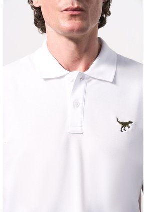 Polo Manga Corta Semi Fit Para Hombre Polo Manga Corta Semi Fit Para Hombre Blanco L VÉLEZ