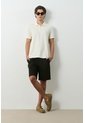Polo Manga Corta Essential Para Hombre Textura Polo Manga Corta Essential Para Hombre Textura Crema M VÉLEZ de Vélez