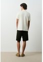 Polo Manga Corta Essential Para Hombre Textura Polo Manga Corta Essential Para Hombre Textura Crema M VÉLEZ de Vélez