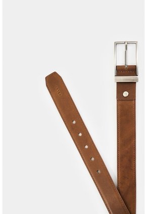 Cinturón Unifaz De Cuero Para Hombre Sand Cinturón Unifaz De Cuero Para Hombre Sand Miel 30 VÉLEZ