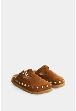 Mule De Cuero Para Mujer Cove Mule De Cuero Para Mujer Cove Miel 40 VÉLEZ