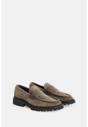 Mocasines En Cuero Para Hombre Tikal Mocasines En Cuero Para Hombre Tikal Verde Oliva 41 VÉLEZ