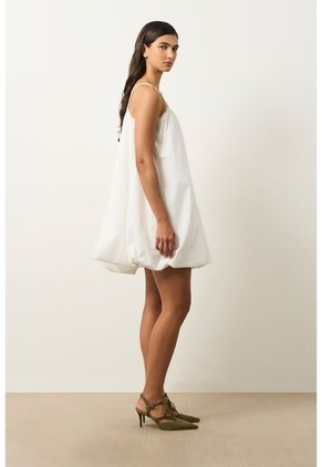 Vestido Mini Balloon Para Mujer Eos Vestido Mini Balloon Para Mujer Eos Crema 10 VÉLEZ