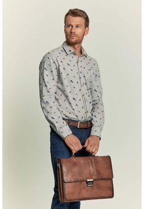 Maletín Portátil Aperto De Cuero Para Hombre Maletín Portátil Aperto De Cuero Para Hombre Miel VÉLEZ