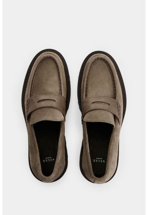 Mocasines En Cuero Para Hombre Tikal Mocasines En Cuero Para Hombre Tikal Verde Oliva 41 VÉLEZ
