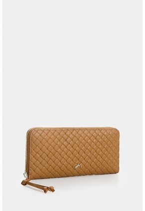 Billetera Porta Chequera De Cuero Para Mujer Astra Billetera Porta Chequera De Cuero Para Mujer Astra Miel VÉLEZ