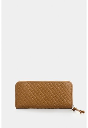 Billetera Porta Chequera De Cuero Para Mujer Astra Billetera Porta Chequera De Cuero Para Mujer Astra Miel VÉLEZ