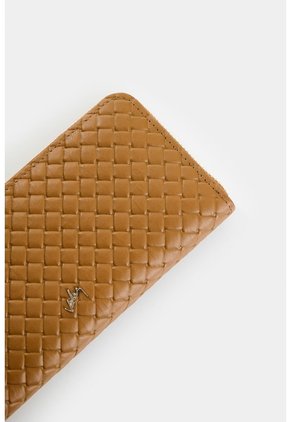 Billetera Porta Chequera De Cuero Para Mujer Astra Billetera Porta Chequera De Cuero Para Mujer Astra Miel VÉLEZ