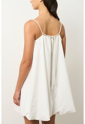 Vestido Mini Balloon Para Mujer Eos Vestido Mini Balloon Para Mujer Eos Crema 10 VÉLEZ