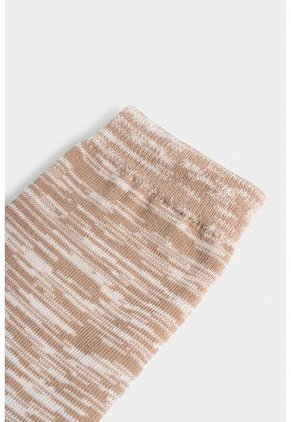 Calcetines Media Pierna Sonora Para Hombre Efecto Jaspeado Calcetines Media Pierna Sonora Para Hombre Efecto Jaspeado Arena XS VÉLEZ