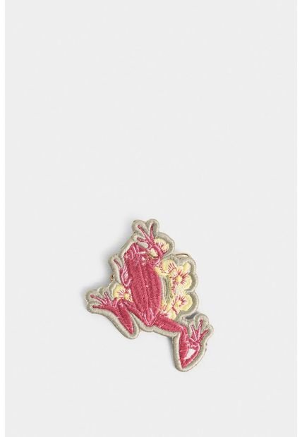 Pin Rana Bordado Para Mujer Sobre Textil Pin Rana Bordado Para Mujer Sobre Textil Fucsia Vélez